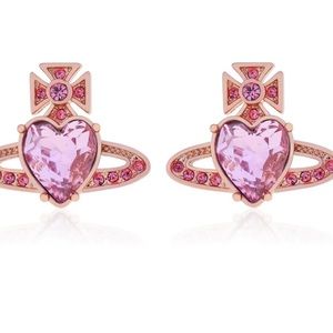 Vivian Westwood Heart Earrings